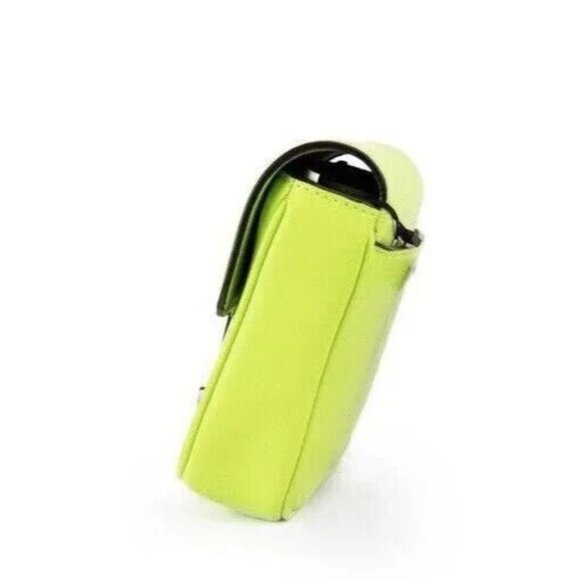 Marc Jacobs The J Green Glow Smooth Leather Shoulder Crossbody Handbag Purse - Picture 3 of 13